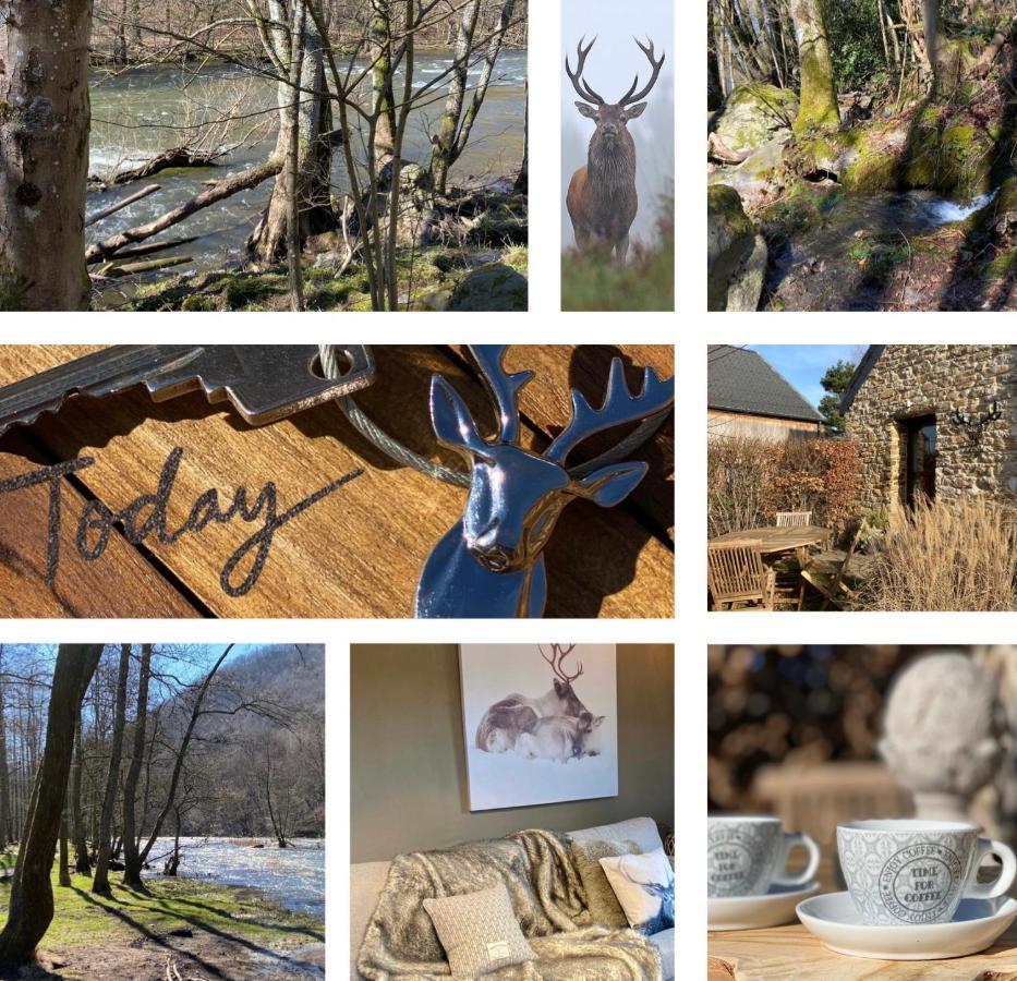 Le Brame Du Cerf Villa Theux Exteriör bild